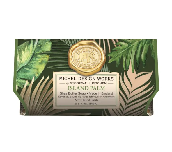 Michel Design Works Island Palm Bath Soap Bar