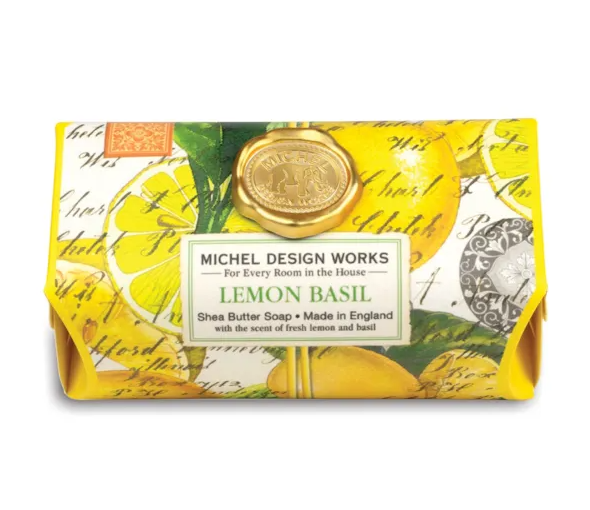 Michel Design Works Lemon Basil Bath Soap Bar