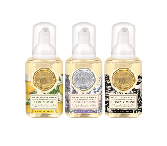 Michel Design Works Mini Foaming Hand Soap Set Classic Collection