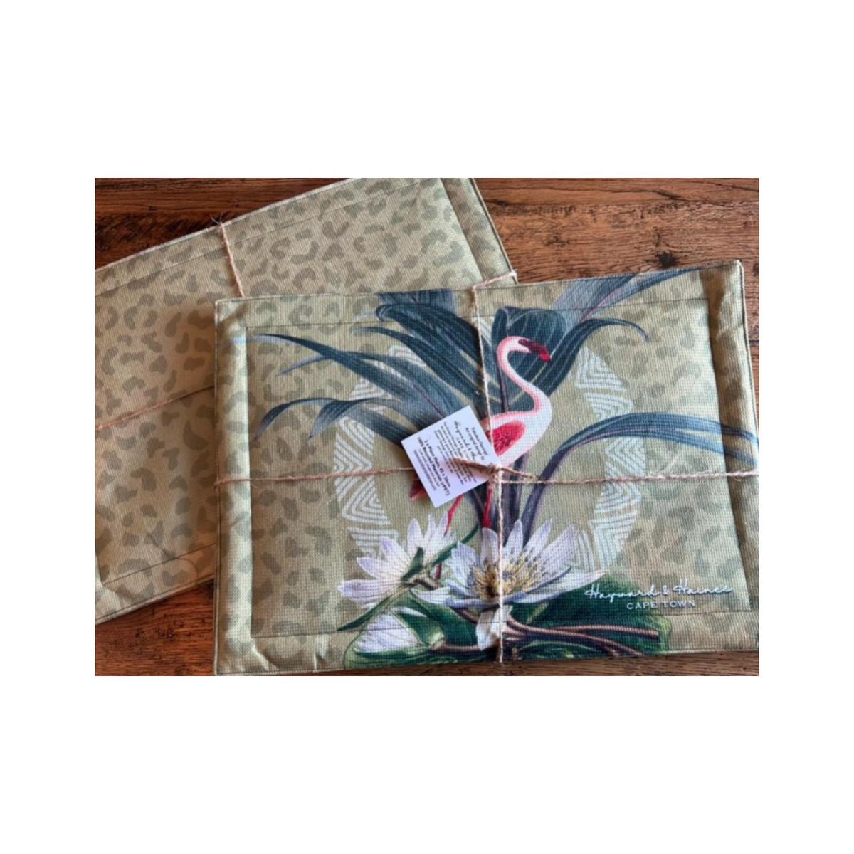 SALE!     Table Mats - Flamingoes - Set of 2 - Reversible - 43 cm x 29 cm